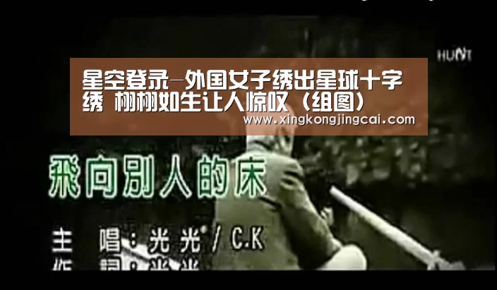 星空登录-外国女子绣出星球十字绣 栩栩如生让人惊叹(组图)(图4) 星空直播