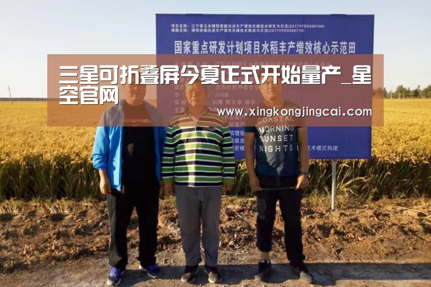 三星可折叠屏今夏正式开始量产_星空官网(图1) 星空官网