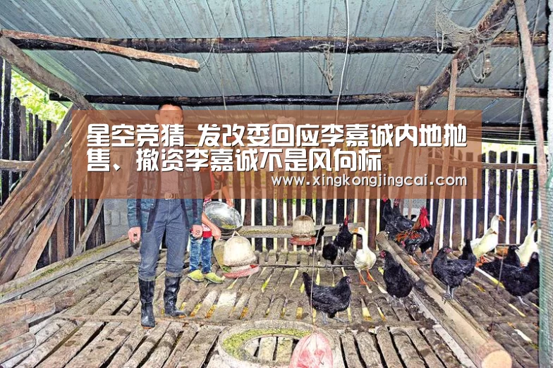 星空竞猜_发改委回应李嘉诚内地抛售、撤资李嘉诚不是风向标(图4) 星空登录